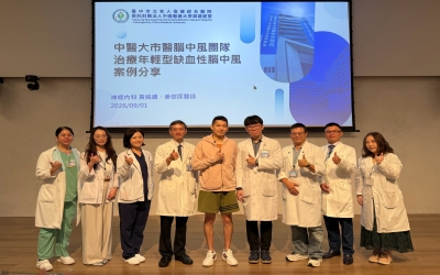 重訓男頭痛後中風 ！中醫大市醫緊急打通血管痊癒