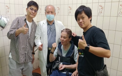 張永賢針灸陪同重度中風患者家屬度過艱辛復健路