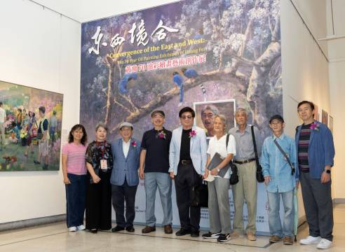 黄飛油彩繪畫展 東西境合韻味深長 曠世鉅作「山居歲月一秋華」詩情畫意風情萬種