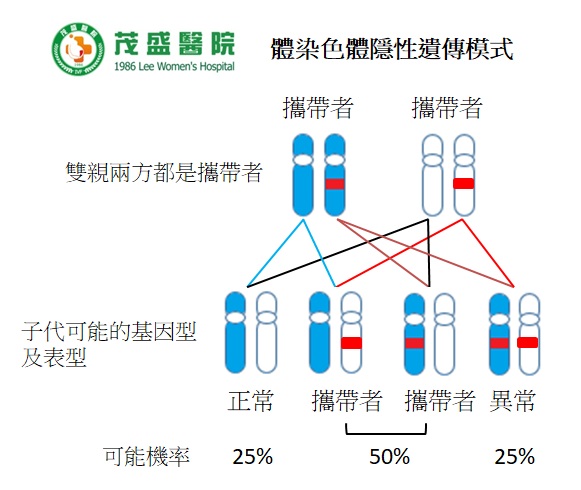體染色體隱性遺傳模式